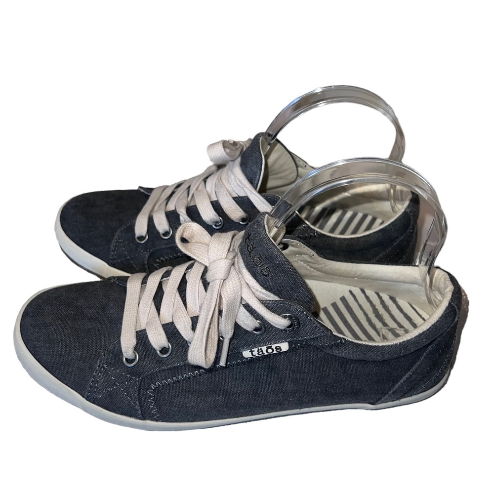 Taos Star Charcoal Washed Canvas Sneaker